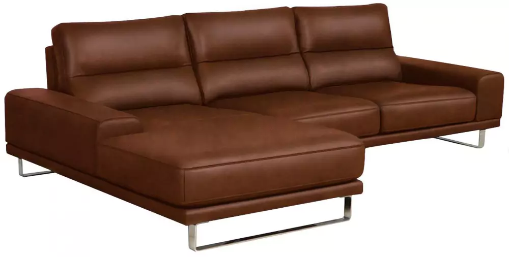 Угловой кожаный диван Рипозо (Лофт) дизайн 3