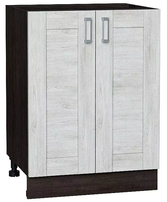 Шкаф нижний с 2-мя дверцами Лофт 600 Nordic Oak/Венге