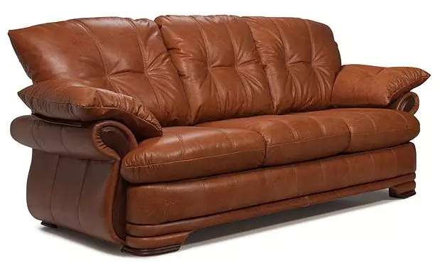 Кожаный диван Фортуна 3 дизайн 5