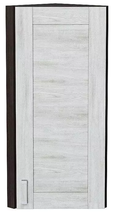 Шкаф верхний торцевой Лофт 300х920 Nordic Oak/Венге