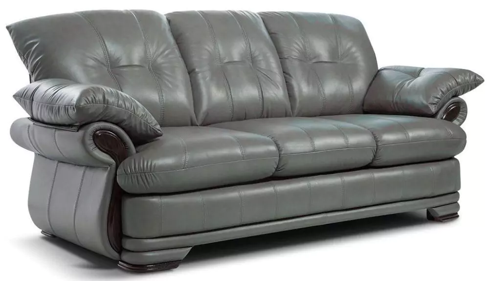 Кожаный диван Фортуна 3 3-мест без мех-ма дизайн 3