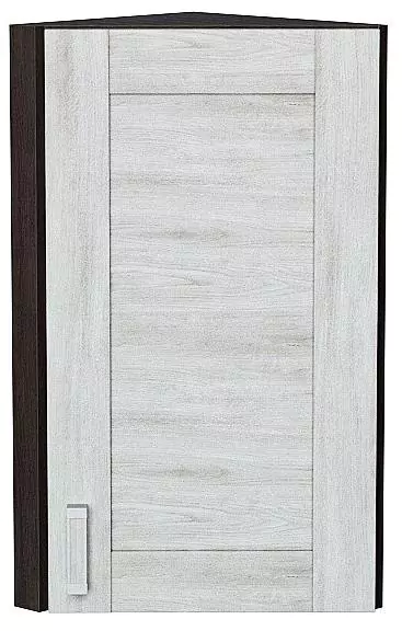 Шкаф верхний торцевой Лофт 300х720 Nordic Oak/Венге