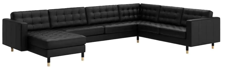 Кожаный диван п-образный Морабо (Morabo) дизайн 1