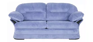 Прямой диван Ланкастер Брюссель Американская раскладушка Голубой 