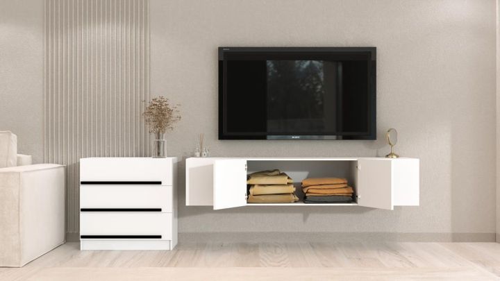 Комплект в гостиную Бастион 2.8 м, Белый