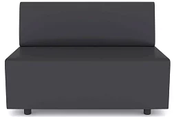 Прямой диван Поло (Нимбус) Без механизма Серый 