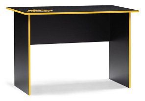 Компьютерный стол Эрмтрауд 110х60х75 черный / желтый