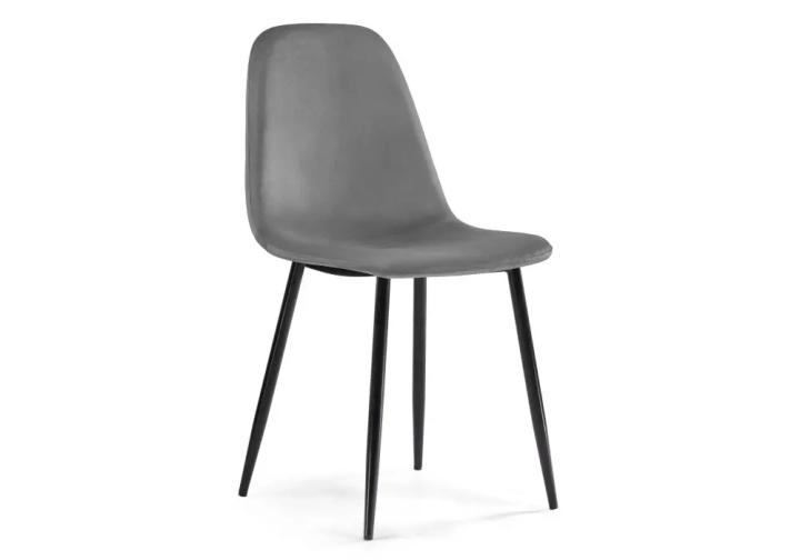 Стул Lilu dark grey / black, Серый