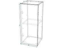 Шкаф верхний ШВ 300 Норд (софт торос бьянко) Серый