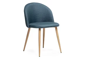 Стул Aldo blue / wood