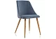 Стул Morgan blue / wood, Синий